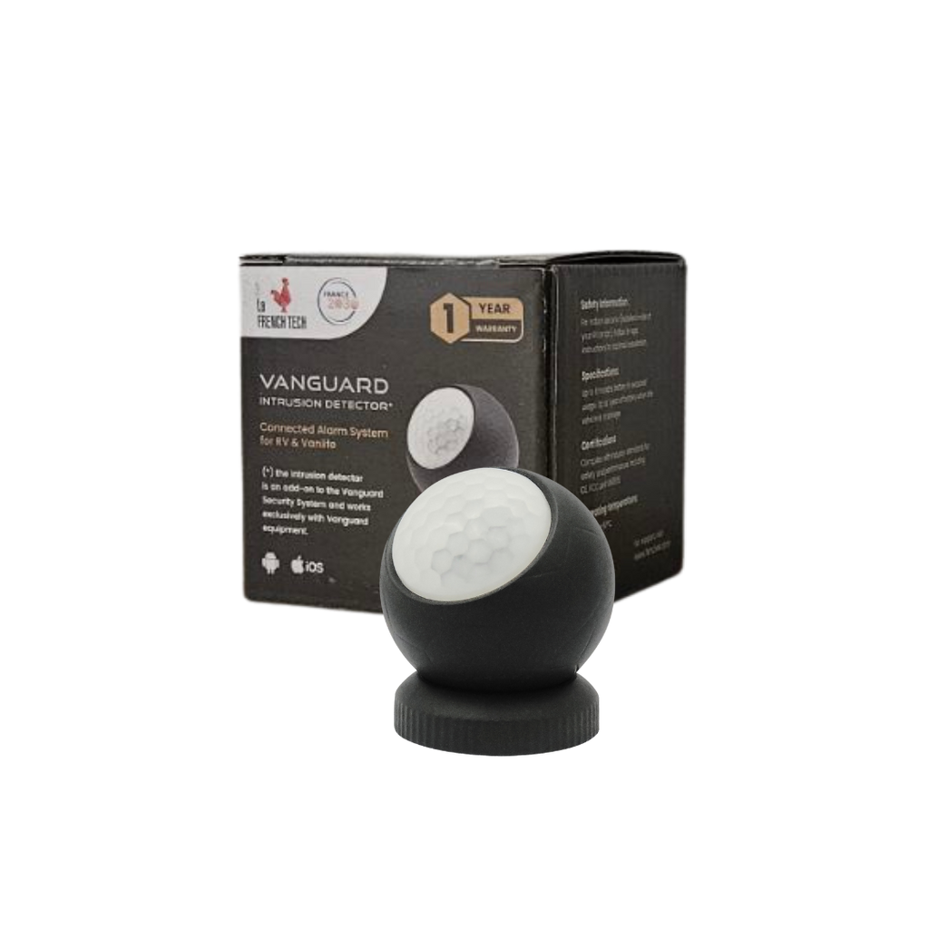 Vanguard connected alarm system motion sensor packaging