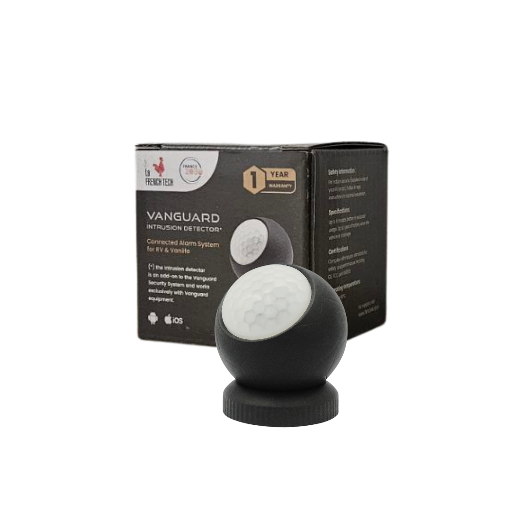 Vanguard connected alarm system motion sensor packaging